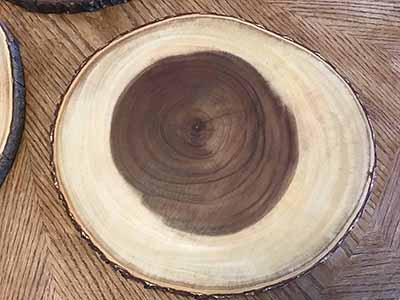 wood serving platter (14 diameter)