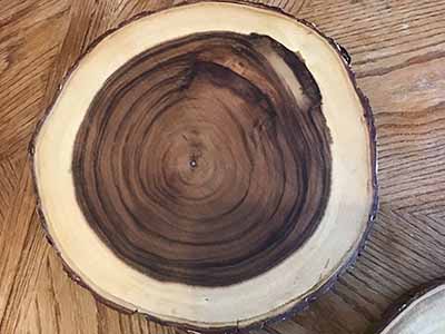 wood serving platter (14 diameter)