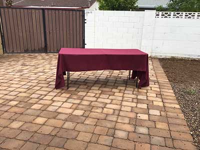 rectangle tablecloths (burgundy) - 60 x 126