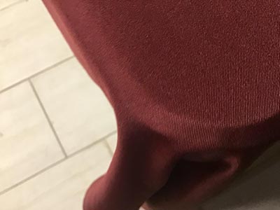 rectangle tablecloths (burgundy) - 60 x 126