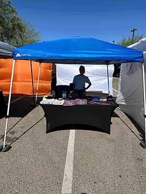 slant leg canopy tent (10 ft. x 10 ft.) - blue