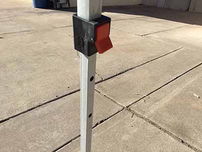 slant leg canopy tent (10 ft. x 10 ft.) - blue