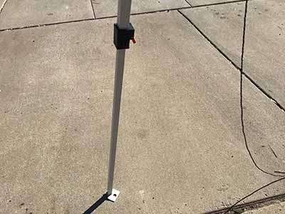 slant leg canopy tent (10 ft. x 10 ft.) - blue