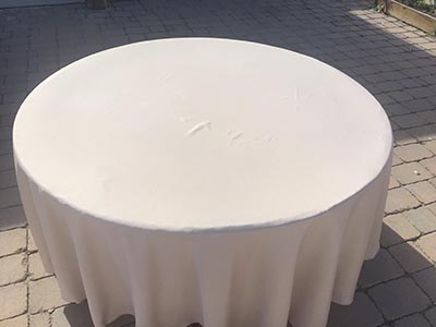 round tablecloths (nude) - 108