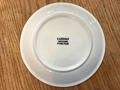 salad plates - ceramic (Apple Casuals collection) - 7 3/4