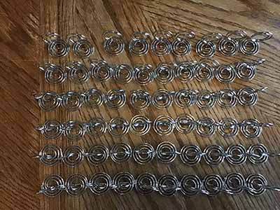 table top card/sign holders (silver metal)