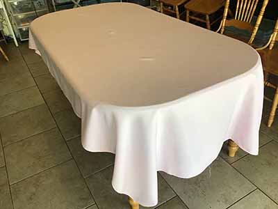 rectangle tablecloths (pastel pink) - 60 x 120