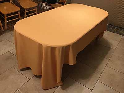 rectangle tablecloths (peach) - 60 x 120
