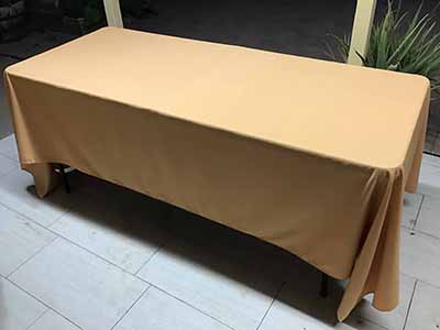 rectangle tablecloths (peach) - 60 x 120