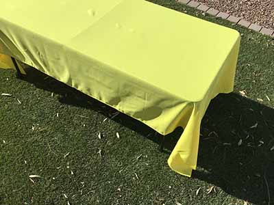 rectangle tablecloths (canary yellow) - 60 x 120