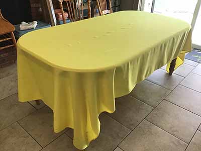 rectangle tablecloths (canary yellow) - 60 x 120