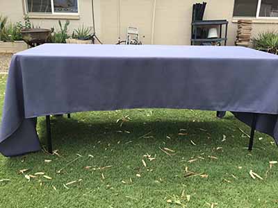 rectangle tablecloths (pewter) - 60 x 120