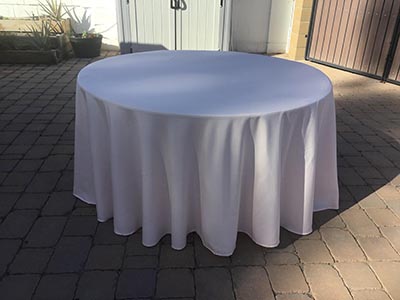 round tablecloths (blush) - 120