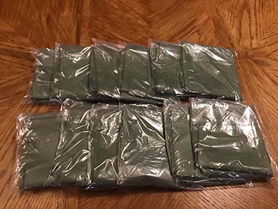 table runners (dusty sage green) - 12 x 108