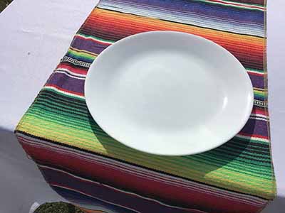 table runners (woven Mexican serape) - 13 x 102