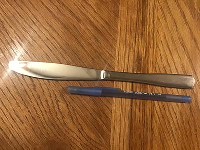 dinner knives / butter knives (stainless steel, Stainless)