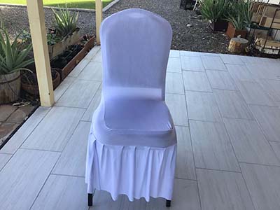 banquet chairs (premium crown back w/padded seats/backs, charcoal gray fabric)