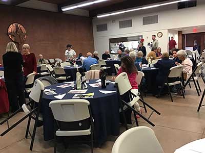 round tablecloths (navy blue) - 108