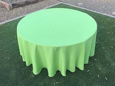 round tablecloths (apple green) - 108