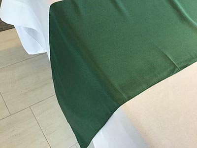 table runners (hunter emerald green) - 12 x 108