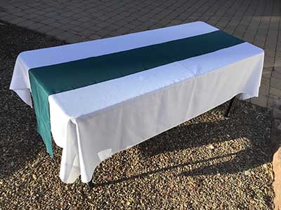 table runners (peacock teal) - 12 x 108