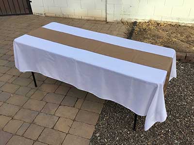 table runners (taupe) - 12 x 108