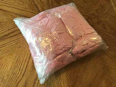 spandex stretch-fitted slip-on chair covers (pink)