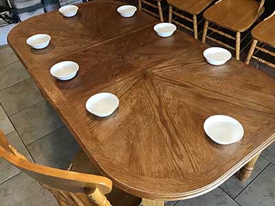 glass bowls (white, Corelle Vitrelle) - 6 1/4