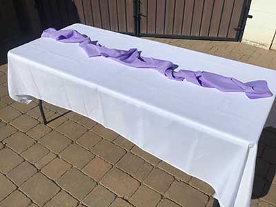 table runners (lavender lilac) - 12 x 108