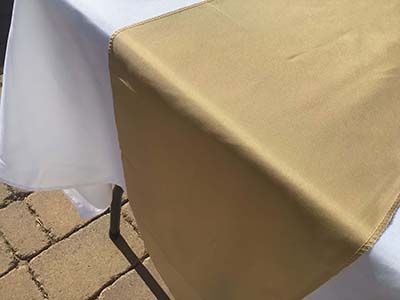 table runners (champagne) - 12 x 108