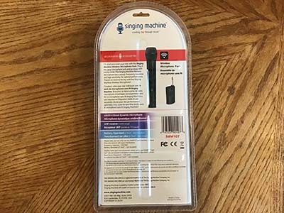 wireless microphone (Singing Machine)