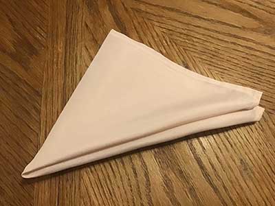 cloth dinner napkins (blush / rose gold) - 17 x 17