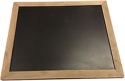 chalk board (22.5 x 18.5) - with chalk
