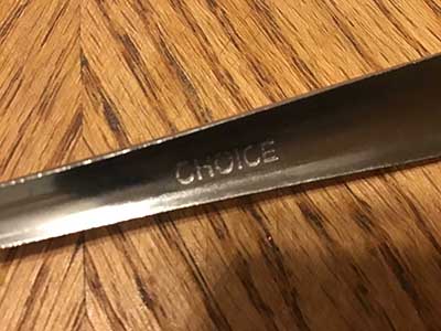 dinner forks (stainless steel, Choice Dominion 7 18/0)