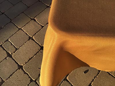 square tablecloths (gold) - 54