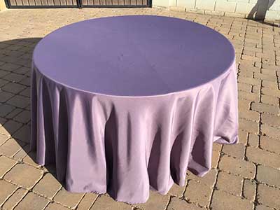 round tablecloths (violet amethyst) - 120
