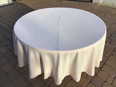 round tablecloths (blush) - 108