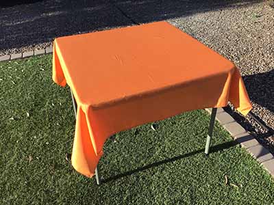 square tablecloths (orange) - 54