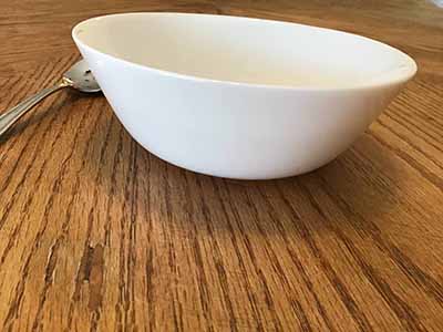 glass bowls (white, Oftast) - 6