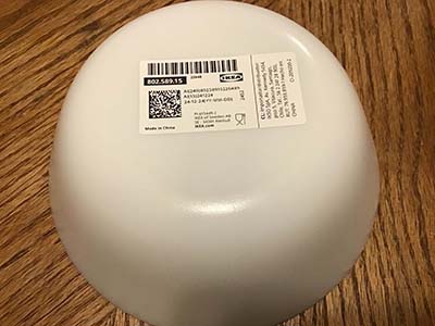 glass bowls (white, Oftast) - 6