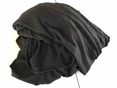 stretch spandex rectangle tablecloths (black) - 96x30, for 8-ft. table