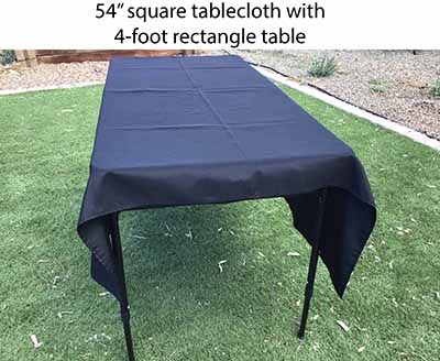 4 foot rectangle tables (adjustable heights)