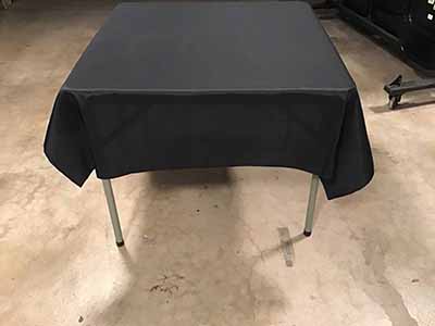 square tablecloths (black) - 54