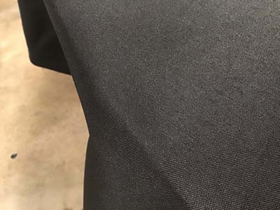 round tablecloths (black) - 90