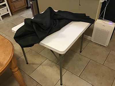 round tablecloths (black) - 90