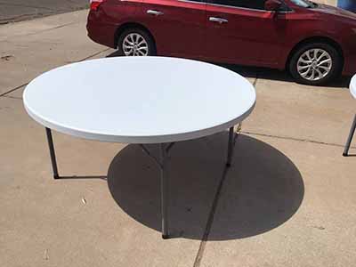 5 foot round tables