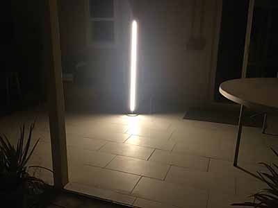 LED floor lamp / mood lamp (57.5 high; corded electric)