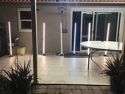 LED floor lamp / mood lamp (57.5 high; corded electric)