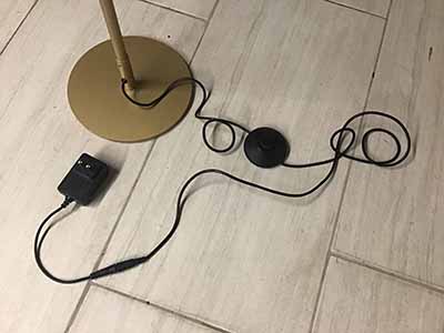 LED floor lamp / mood lamp (57.5 high; corded electric)