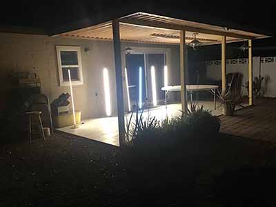 LED floor lamp / mood lamp (57.5 high; corded electric)